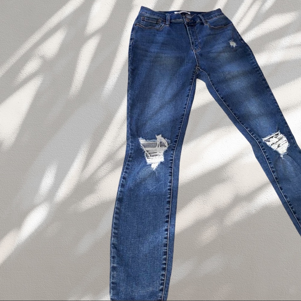 High-rise Jegging distressed Pacsun